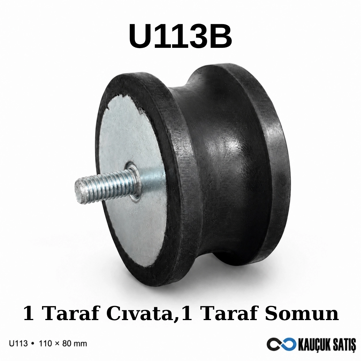 U113 Jeneratör Vibrasyon Takozu 110x60 M14