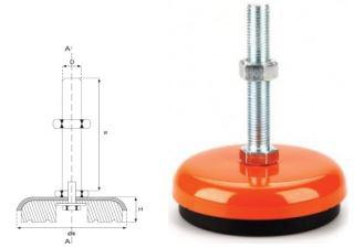 160 MM M16X100 TEZGAH TAMPONU STATİK BOYALI