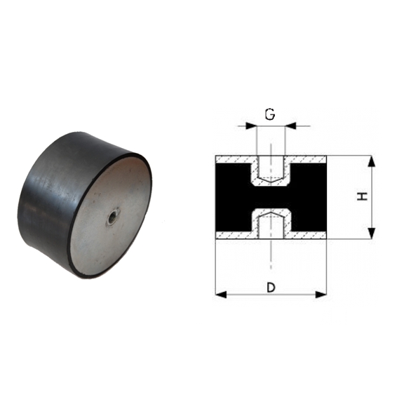 40X30 B TİPİ CİVATALI TAKOZ (DİŞİ-ERKEK)