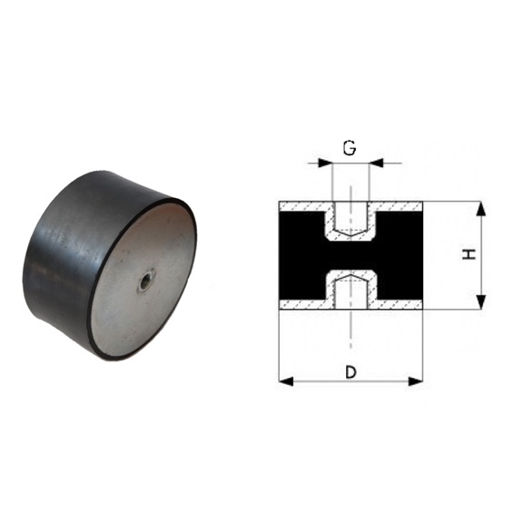 80X60 C TİPİ CİVATALI TAKOZ (DİŞİ-DİŞİ)