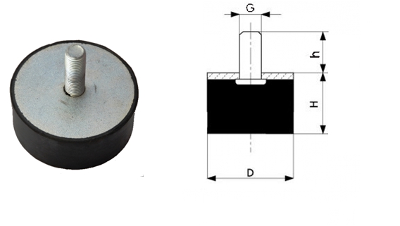 KT4010T8P PULLU TEK TARAFLI CİVATALI TAKOZ