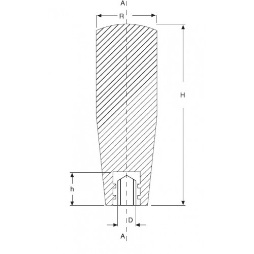 Armudi Burçlu Bakalit AD1-8B
