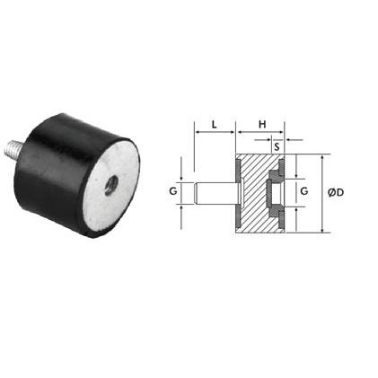 80X40 B TİPİ CİVATALI TAKOZ (DİŞİ-ERKEK)