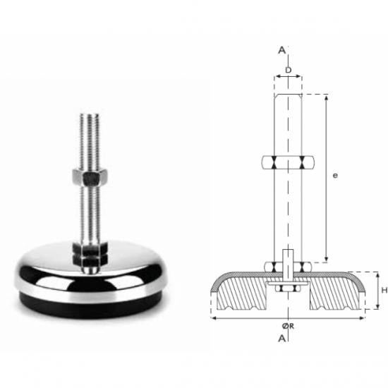 120 mm m20x150 