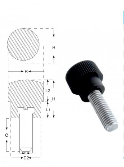 TIRTILLI DÜĞME CİVATALI TD3 M6X25