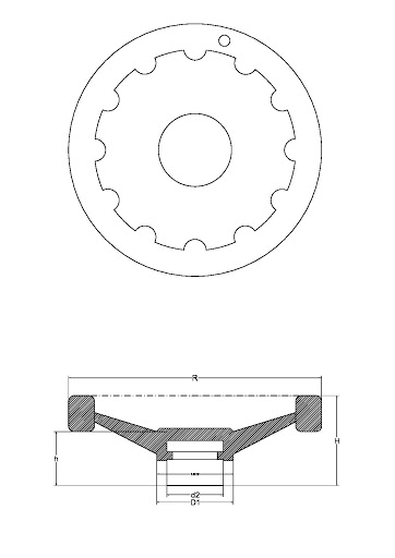 Voland Desenli Bakalit VDC225